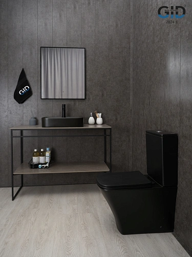 Раковина Gid Bm9550 53364 накладная черная матовая 50x40x11 Раковина Gid Bm9550 53364 накладная черная матовая 50x40x11