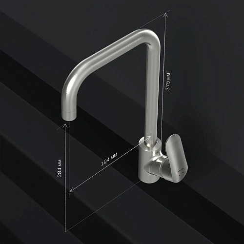 Смеситель для кухни AM.PM Like F8006011 сатин Смеситель для кухни AM.PM Like F8006011 сатин