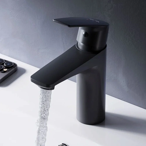 Смеситель для раковины AM.PM Gem F90A02122 черный Смеситель для раковины AM.PM Gem F90A02122 черный