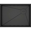 Картинка анонса товара «кухонная мойка paulmark next-skew 58 uni, pm885844-gm, вороненая сталь,580х440мм 1,2мм»