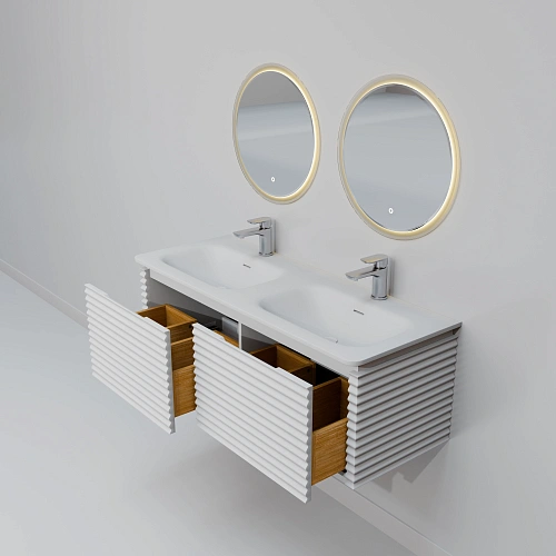 Комплект мебели ArtDecco Jacqueline 120 AJC12W34D1MF белый Комплект мебели ArtDecco Jacqueline 120 AJC12W34D1MF белый