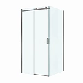 Душевой уголок BelBagno SOFT_CLOSE-2-A-1-100-C-GM 100x100 см, профиль оружейная сталь, стекло прозрачное Душевой уголок BelBagno SOFT_CLOSE-2-A-1-100-C-GM 100x100 см, профиль оружейная сталь, стекло прозрачное