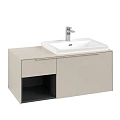Тумба под раковину Villeroy & Boch Subway 3.0 с подсветкой Cashmere Grey / Cashmere Grey C571L2VN Тумба под раковину Villeroy & Boch Subway 3.0 с подсветкой Cashmere Grey / Cashmere Grey C571L2VN