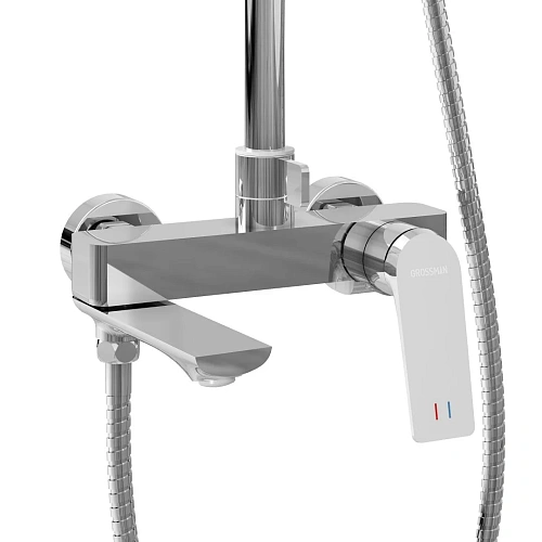 Душевая система GROSSMAN Cosmo 500.K35.02.100 хром глянцевый Душевая система GROSSMAN Cosmo 500.K35.02.100 хром глянцевый