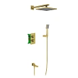 Душевая система Timo Petruma SX-5049/17SM встраиваемая с термостатом золото матовое Душевая система Timo Petruma SX-5049/17SM встраиваемая с термостатом золото матовое