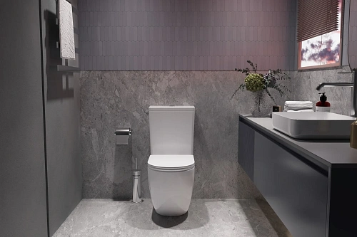 Унитаз напольный Vincea Tornado Globo VT2-14T белый, ультратонкое сиденье, soft-close, P-trap Унитаз напольный Vincea Tornado Globo VT2-14T белый, ультратонкое сиденье, soft-close, P-trap