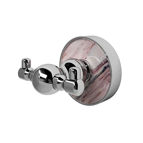 Крючок WasserKRAFT Aland K-8523D двойной хром Крючок WasserKRAFT Aland K-8523D двойной хром