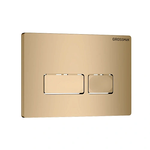 Клавиша смыва GROSSMAN Pragma 700.K31.03.310.310 золото матовое Клавиша смыва GROSSMAN Pragma 700.K31.03.310.310 золото матовое