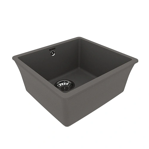 Кухонная мойка Lemark SINARA 440-U встраиваемая снизу из кварцгранита, серый шелк 9910071 Кухонная мойка Lemark SINARA 440-U встраиваемая снизу из кварцгранита, серый шелк 9910071