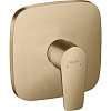 Картинка анонса товара «смеситель для душа hansgrohe talis e 71765140 бронза»