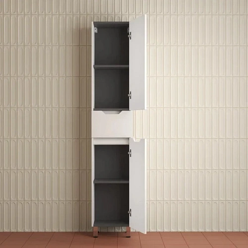 Шкаф-пенал Style Line Остин 36 см ЛС-00002411 белый эмаль PLUS, напольный Шкаф-пенал Style Line Остин 36 см ЛС-00002411 белый эмаль PLUS, напольный