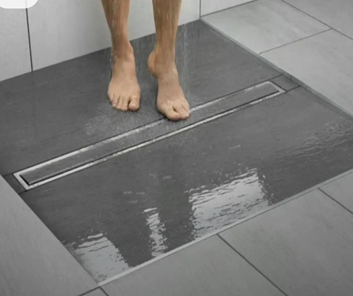 Душевой лоток Ceramalux CL6138-70 щелевой, нержавеющая сталь, сатин 700 мм 2, сатин Душевой лоток Ceramalux CL6138-70 щелевой, нержавеющая сталь, сатин 700 мм 2, сатин