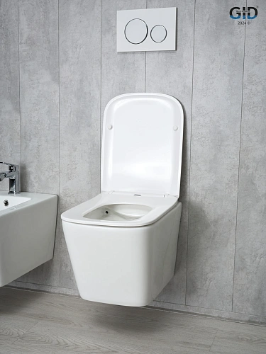 Унитаз подвесной Gid Tr2143 62257Y белый 49x34x36 с крышкой микролифт Унитаз подвесной Gid Tr2143 62257Y белый 49x34x36 с крышкой микролифт