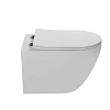 Унитаз подвесной Vincea Globo VT1-14ST Tornado белый, ультратонкое сиденье soft-close Унитаз подвесной Vincea Globo VT1-14ST Tornado белый, ультратонкое сиденье soft-close