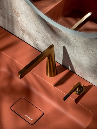 Смеситель для раковины Boheme Duo 161-CB COPPER BRUSHED Смеситель для раковины Boheme Duo 161-CB COPPER BRUSHED