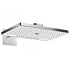 Картинка анонса товара «верхний душ hansgrohe rainmaker select 460 3jet ecosmart 24017400, белый/хром встраиваемый»
