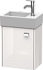Картинка анонса товара «тумба под раковину duravit brioso br4049l1022 подвесная 36 см белый глянцевый»