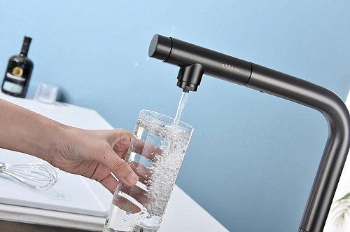 Смеситель для кухни Paulmark URBAN брашированная сталь Ur213104-BS Смеситель для кухни Paulmark URBAN брашированная сталь Ur213104-BS