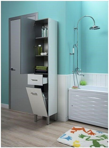 Шкаф-пенал Aquanet Верона 35 L белый 00187316 Шкаф-пенал Aquanet Верона 35 L белый 00187316