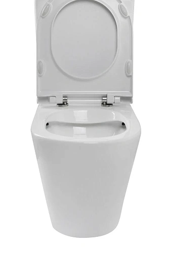 Унитаз напольный BelBagno SFERA-R BB2141CPR/BB902SC безободковый с сиденьем Унитаз напольный BelBagno SFERA-R BB2141CPR/BB902SC безободковый с сиденьем