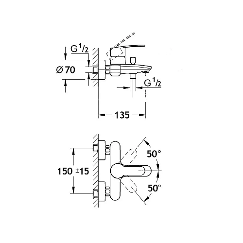 Смеситель для ванны AQUAme Prato AQM P6112 AQUAme хром AQMP6112 Смеситель для ванны AQUAme Prato AQM P6112 AQUAme хром AQMP6112