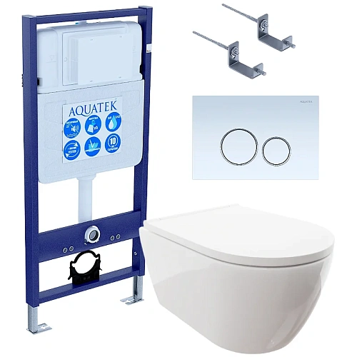 Комплект инсталляции Aquatek Standard INS-0000012 с унитазом ПОЛАРИС AQ0700-00 с сиденьем микролифт, кркпежомом KKI-0000002 клавишей смыва KDI0000015 SET Aquatek ПОЛАРИС-015 4в1 Комплект инсталляции Aquatek Standard INS-0000012 с унитазом ПОЛАРИС AQ0700-00 с сиденьем микролифт, кркпежомом KKI-0000002 клавишей смыва KDI0000015 SET Aquatek ПОЛАРИС-015 4в1