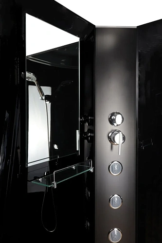 Душевая кабина Niagara Classic NG-6501-14BKTG (900х900х2100) средний поддон (26см) стекло тонированное алюминиевый черный 65011434BKTG Душевая кабина Niagara Classic NG-6501-14BKTG (900х900х2100) средний поддон (26см) стекло тонированное алюминиевый черный 65011434BKTG