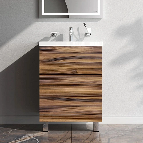 Тумба под раковину AM.PM Gem M90FSX0602HF напольная, 60 см, орех Тумба под раковину AM.PM Gem M90FSX0602HF напольная, 60 см, орех