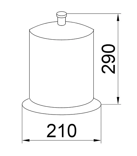 Корзина для мусора Boheme Chiaro 10518 хрусталь Корзина для мусора Boheme Chiaro 10518 хрусталь