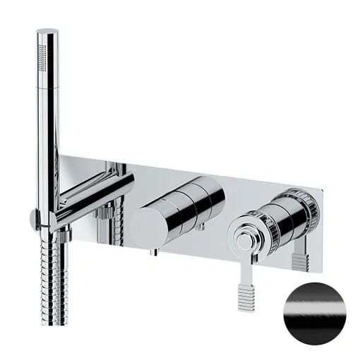 Смеситель для душа Remer Atelier AL97D3CFP, черный брашированный хром Смеситель для душа Remer Atelier AL97D3CFP, черный брашированный хром