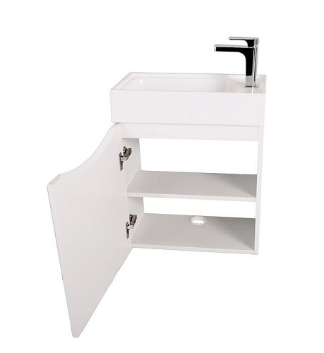 Тумба под раковину ART&MAX LIBERTY Liberty-500-1D-SO-BL-L подвесная с одной распашной дверцей, Bianc Тумба под раковину ART&MAX LIBERTY Liberty-500-1D-SO-BL-L подвесная с одной распашной дверцей, Bianc