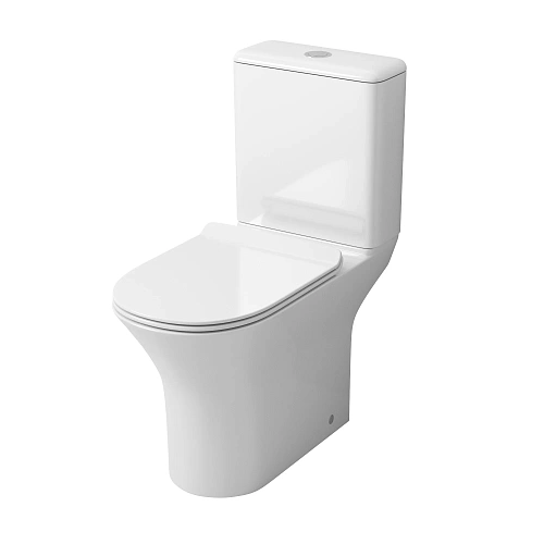 Унитаз напольный GROSSMAN GR-4443S 640x355x795 безободковый с тонкой крышкой Унитаз напольный GROSSMAN GR-4443S 640x355x795 безободковый с тонкой крышкой