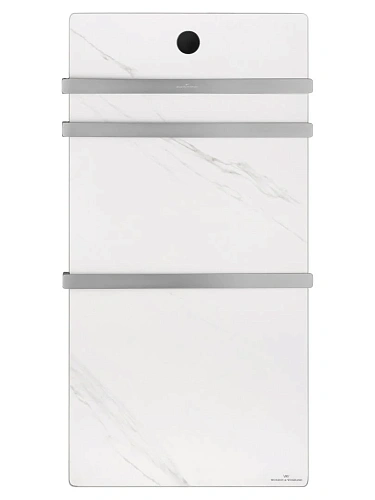 Полотенцесушитель электрический Wonzon & Woghand с греющей плитой белый мрамор, брашированный никель (WW-A503-BR) Полотенцесушитель электрический Wonzon & Woghand с греющей плитой белый мрамор, брашированный никель (WW-A503-BR)