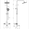 Душевая система Wonzon & Woghand с термостатом, хром (WW-B3031-A1-CR) Душевая система Wonzon & Woghand с термостатом, хром (WW-B3031-A1-CR)
