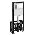 Детальная картинка товара «инсталляция для унитаза wasserkraft dill 61tlt.010.me.wh03 с клавишей смыва белый»