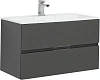 Тумба под раковину Aquanet Алвита 90 серый антрацит 00240111