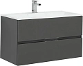 Тумба под раковину Aquanet Алвита 90 серый антрацит 00240111 Тумба под раковину Aquanet Алвита 90 серый антрацит 00240111