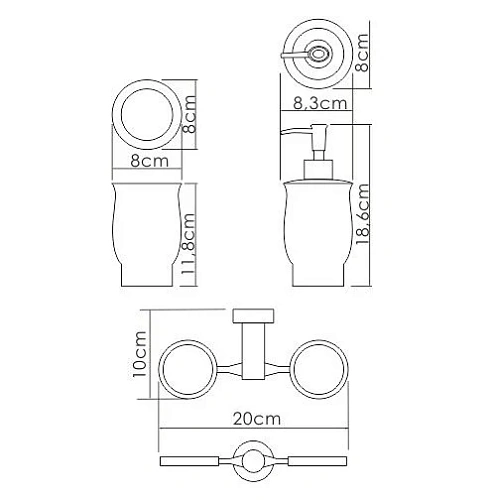 Дозатор жидкого мыла WasserKRAFT K-24289 хром Дозатор жидкого мыла WasserKRAFT K-24289 хром