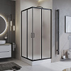 Картинка анонса товара «душевой уголок belbagno uno-195-a-2-90-p-nero 900x900 мм»