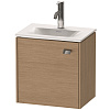 Картинка анонса товара «тумба под раковину duravit brioso br4208l1052 подвесная 44 см европейский дуб»