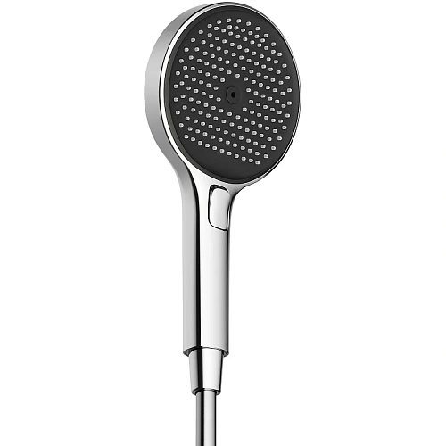 Душевая лейка Sancos Nok round SC6001CH-B диаметр 130 мм, 3 режима, хром/черный матовый Душевая лейка Sancos Nok round SC6001CH-B диаметр 130 мм, 3 режима, хром/черный матовый