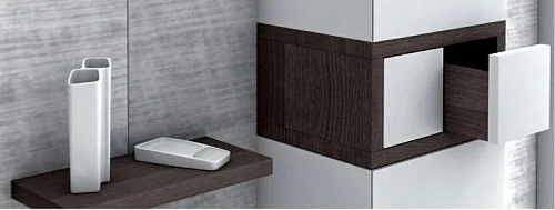 Тумба Aquaton Интегро 40 орех, ящики 1A142703INH30 Тумба Aquaton Интегро 40 орех, ящики 1A142703INH30