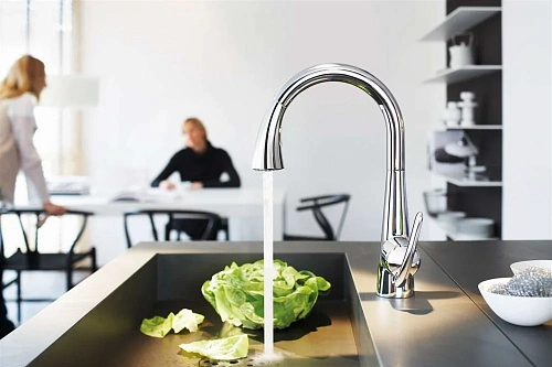 Смеситель для кухни GROHE Zedra с профессиональной лейкой, хром (32294001) Смеситель для кухни GROHE Zedra с профессиональной лейкой, хром (32294001)