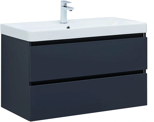 Тумба под раковину Aquanet Вега 2.0 90 маренго 00337950 подвесная Тумба под раковину Aquanet Вега 2.0 90 маренго 00337950 подвесная