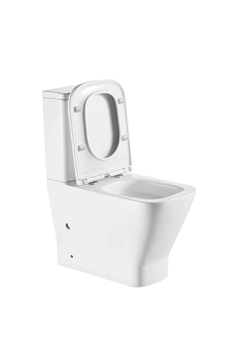 Унитаз напольный AQUAme AQM1005PRO Rimless c сиденьем SoftClose, белый глянец Унитаз напольный AQUAme AQM1005PRO Rimless c сиденьем SoftClose, белый глянец