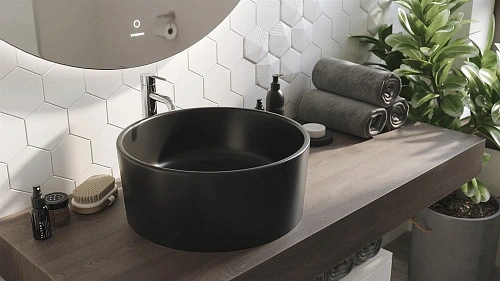 Комплект мебели STWORKI Ольборг 120 столешница дуб карпентер, без отверстий, с тумбой 80 481991 Комплект мебели STWORKI Ольборг 120 столешница дуб карпентер, без отверстий, с тумбой 80 481991