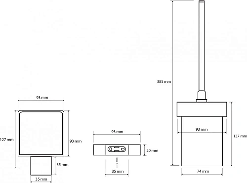 Ершик для унитаза Bemeta VIA 135013012 Ершик для унитаза Bemeta VIA 135013012
