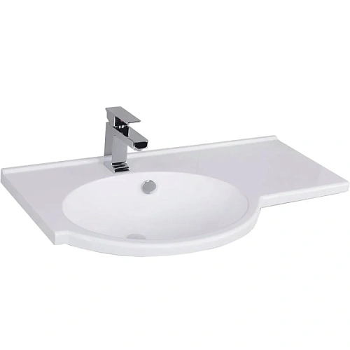 Комплект мебели Aquanet Лайн 90 L белый 00167610 Комплект мебели Aquanet Лайн 90 L белый 00167610