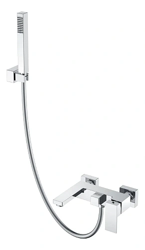 Смеситель для ванны Boheme Qubic Chrome 473-CR Смеситель для ванны Boheme Qubic Chrome 473-CR
