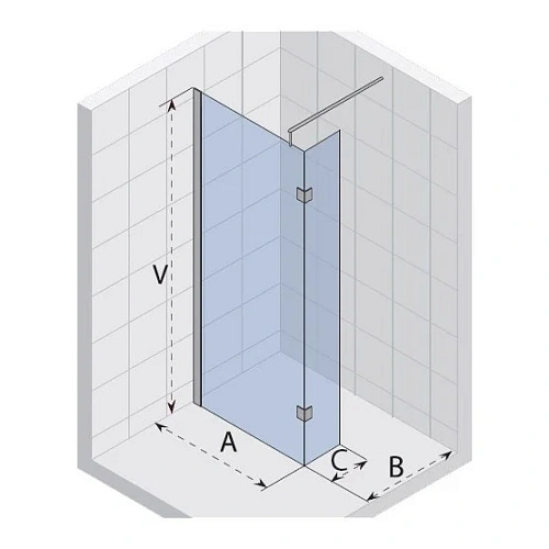 Шторка на ванну Riho Polar P201 GP22200 120х80 Шторка на ванну Riho Polar P201 GP22200 120х80